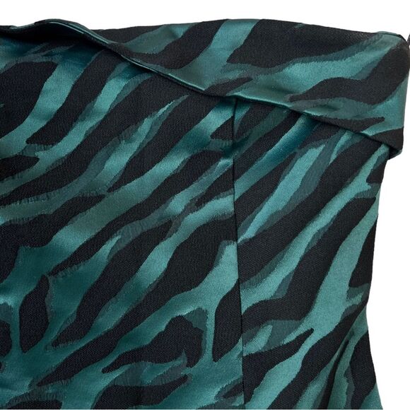 Bec + Bridge Discotheque Mini Dress Zebra Animal Print Metallic Party Size 4 - Picture 6 of 11